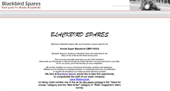 Desktop Screenshot of blackbirdspares.com